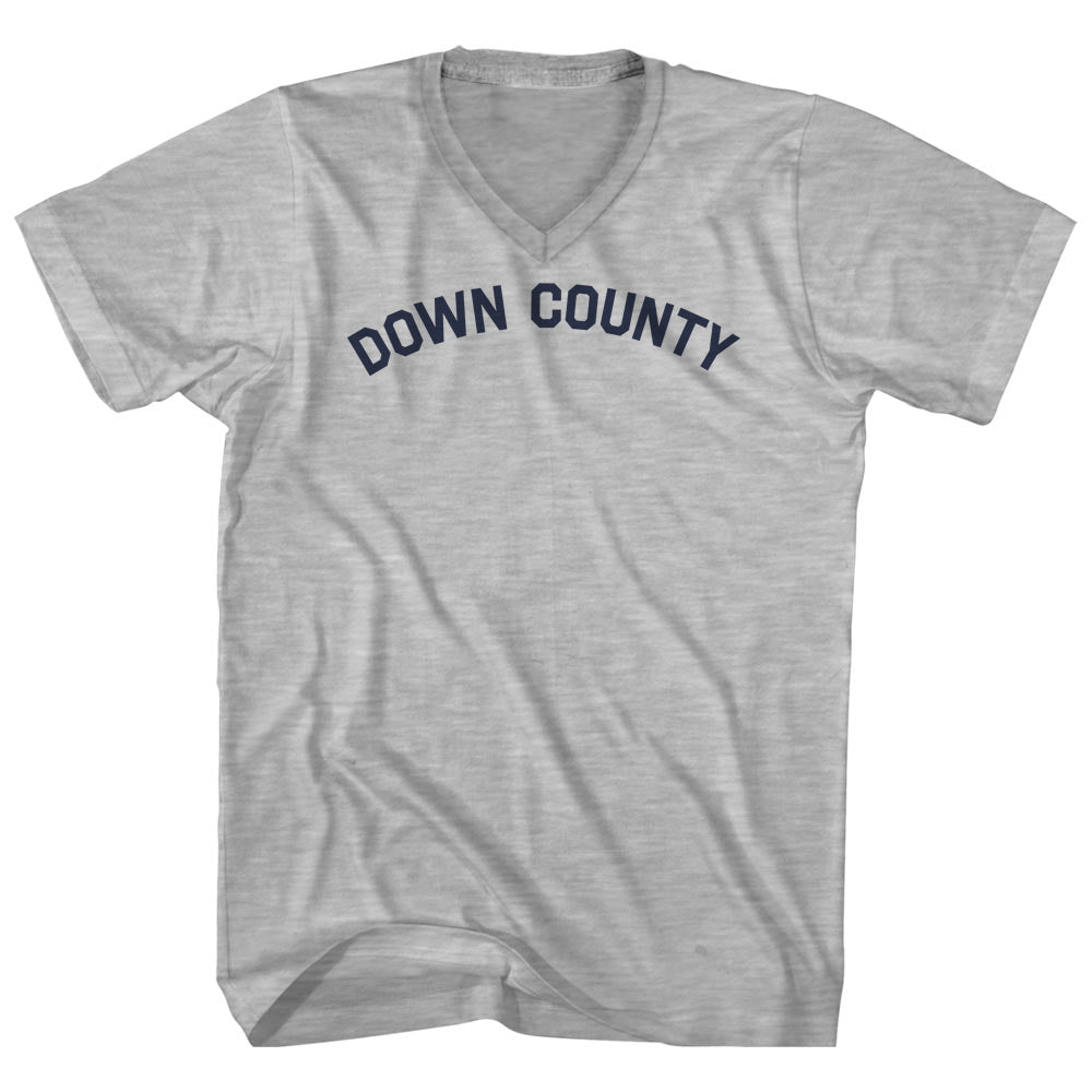 Down County Men's Cotton V-neck T-shirt product image 1