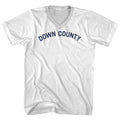 Down County Men's Cotton V-neck T-shirt product image 1
