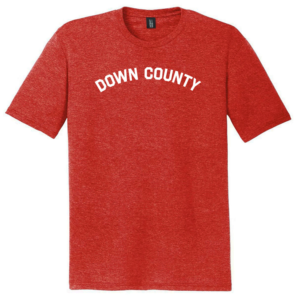 Down County Mens Tri-Blend DTG T-shirt product image 1