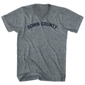 Down County Tri-Blend V-neck Womens Junior Cut T-shirt product image 1