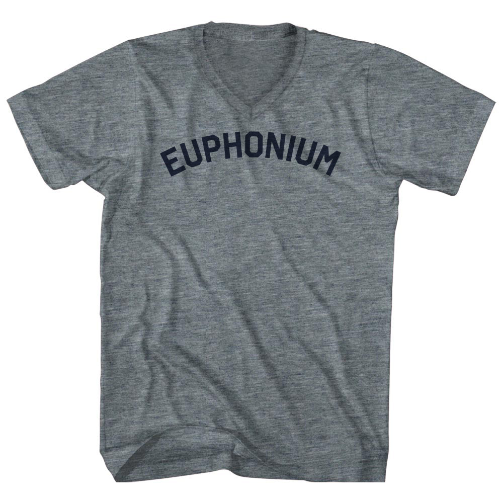Euphonium Tri-Blend V-neck Womens Junior Cut T-shirt product image 1