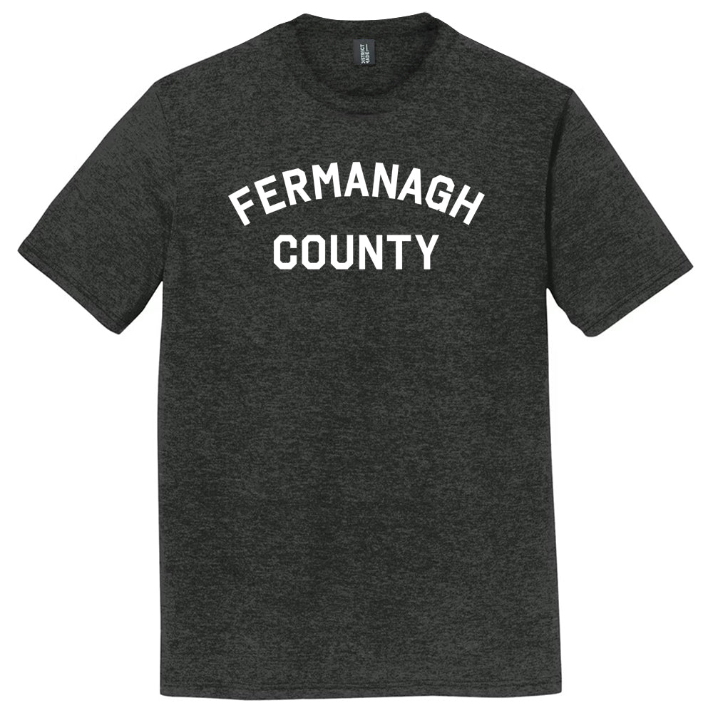 Fermanagh County Mens Tri-Blend DTG T-shirt product image 1