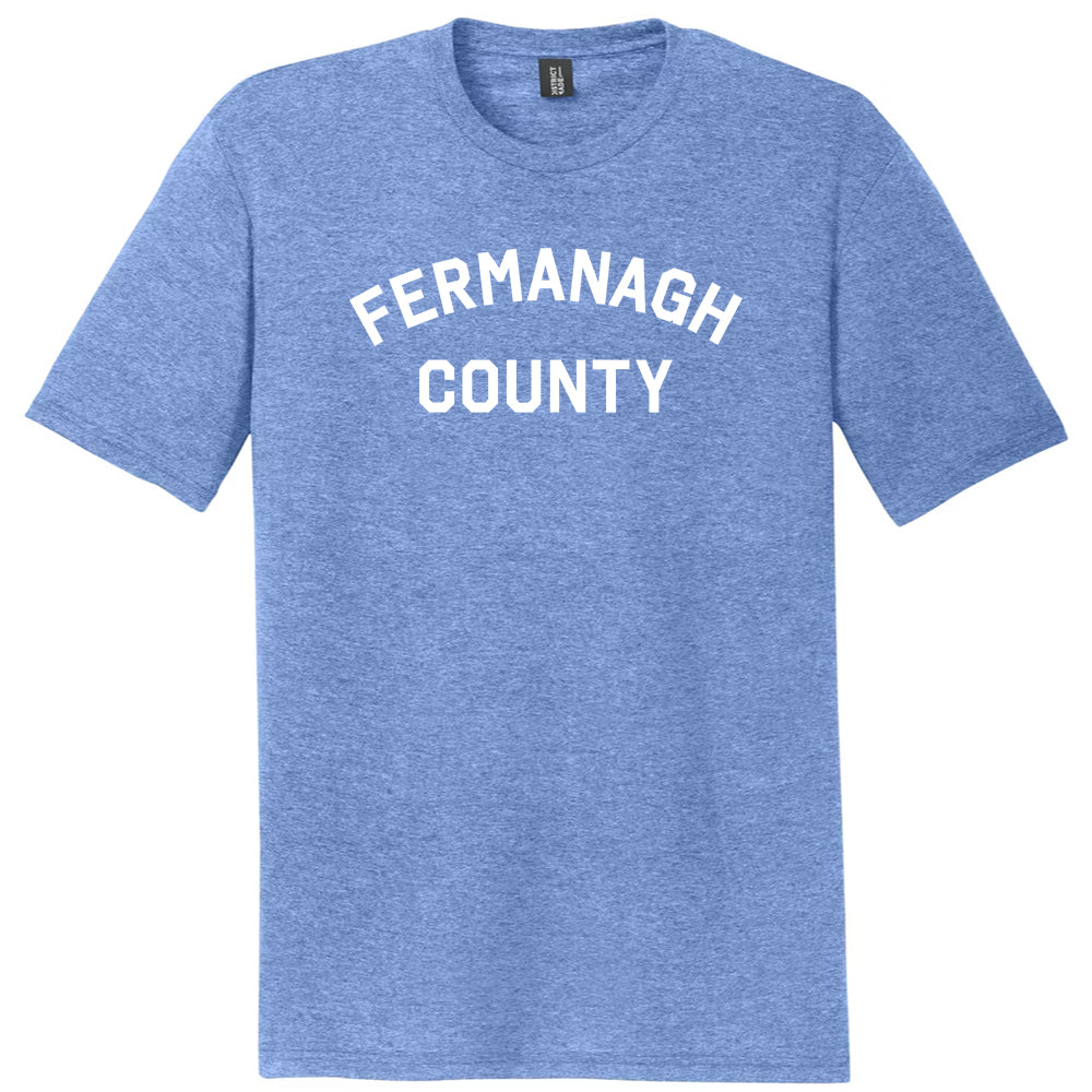Fermanagh County Mens Tri-Blend DTG T-shirt product image 1