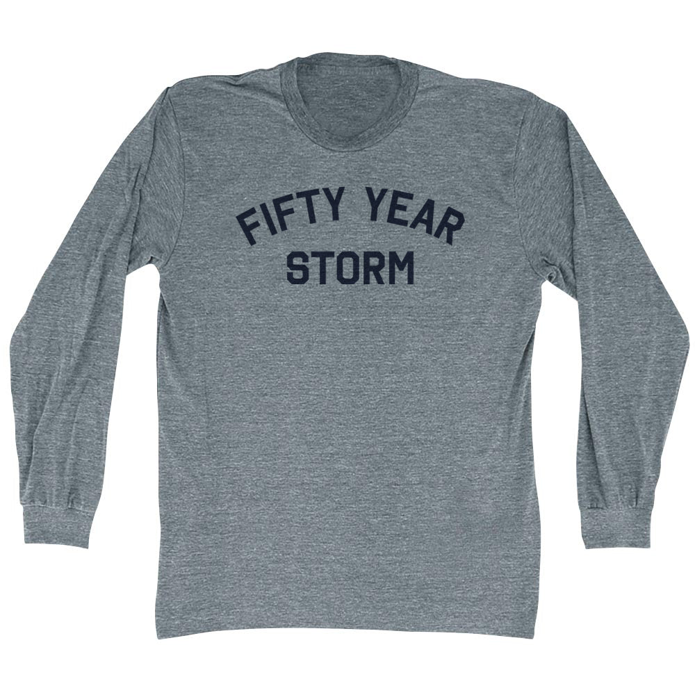 Fifty Year Storm Men's Tri-Blend Long Sleeve T-shirt product image 1