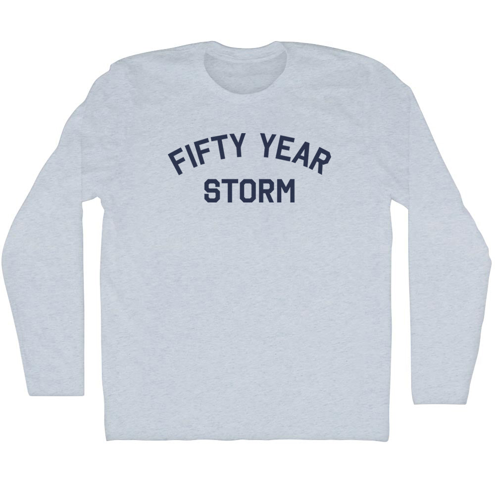 Fifty Year Storm Men's Tri-Blend Long Sleeve T-shirt product image 1