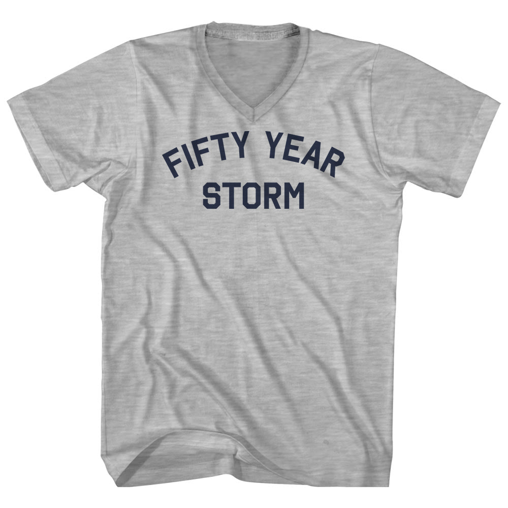 Fifty Year Storm Men's Cotton V-neck T-shirt product image 1