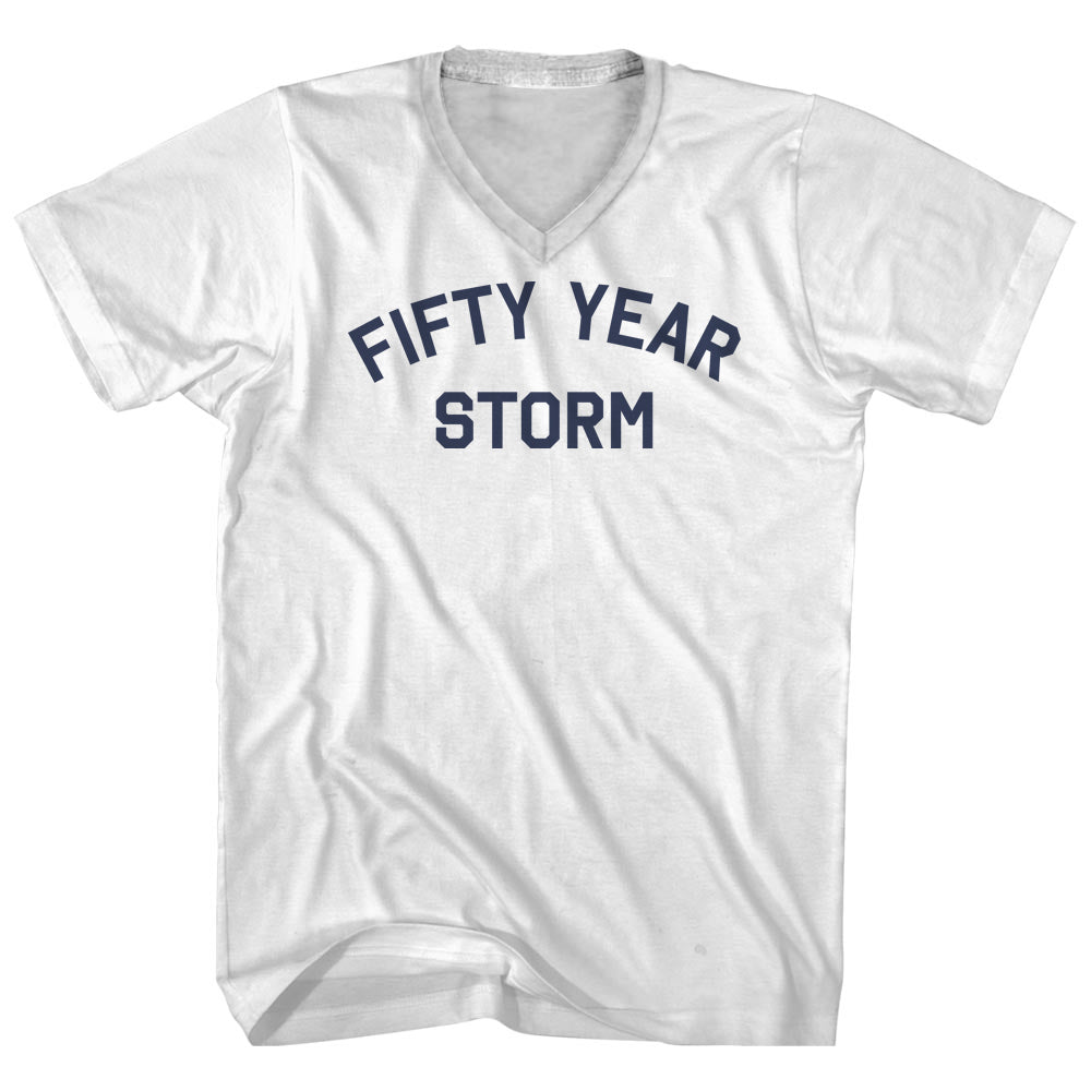 Fifty Year Storm Men's Cotton V-neck T-shirt product image 1