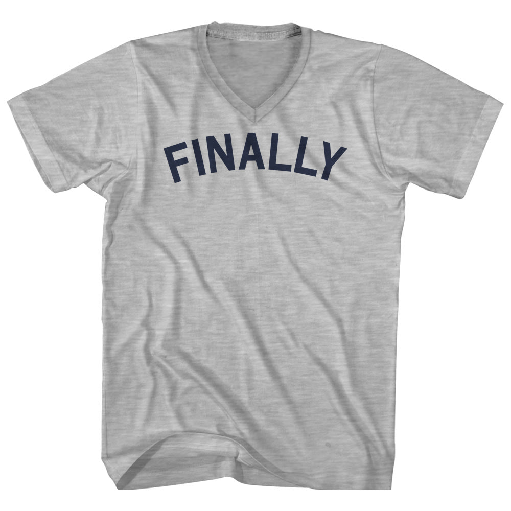 Finally Men's Cotton V-neck T-shirt product image 1
