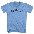 Finally Men's Tri-Blend V-neck T-shirt product image 1