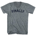 Finally Men's Tri-Blend V-neck T-shirt product image 1