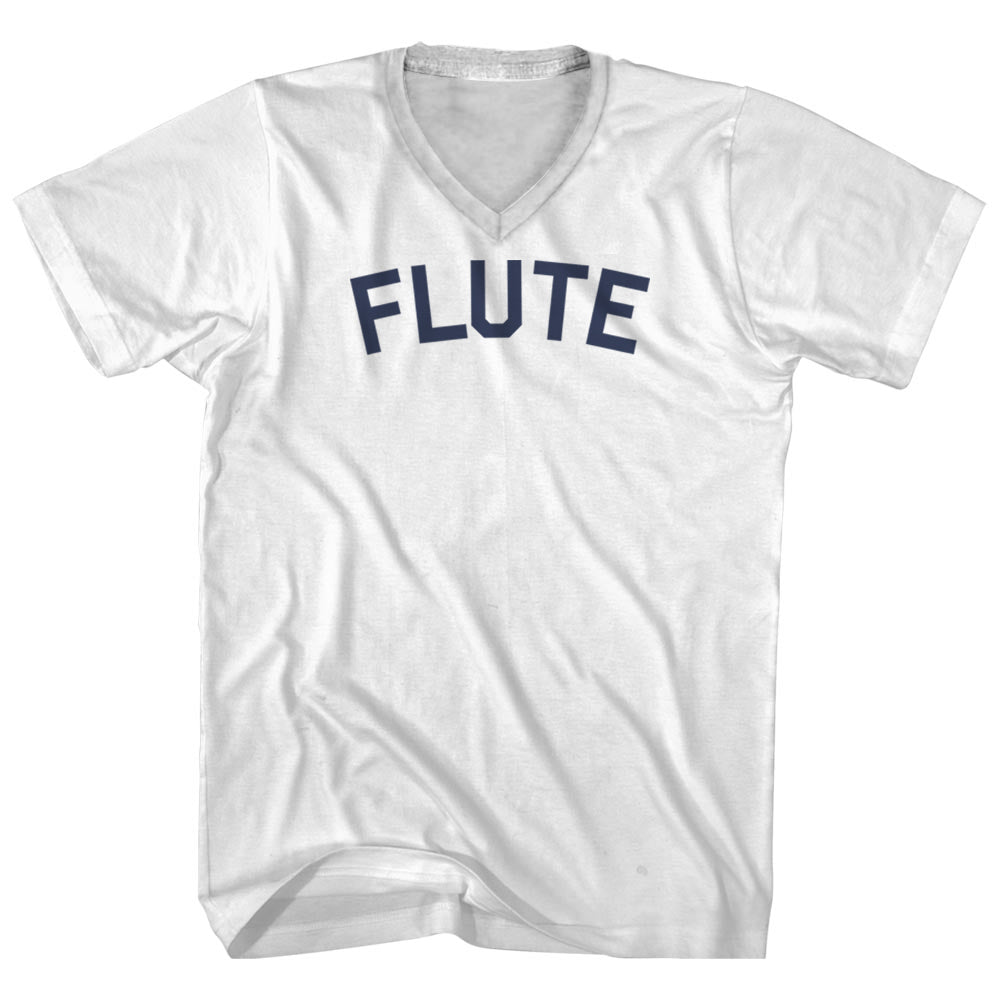 Flute Men's Cotton V-neck T-shirt product image 1
