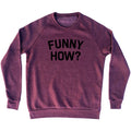 Funny How Men's Tri-Blend Sweatshirt product image 1