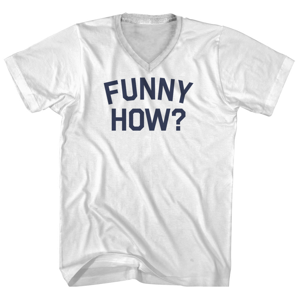 Funny How Men's Cotton V-neck T-shirt product image 1