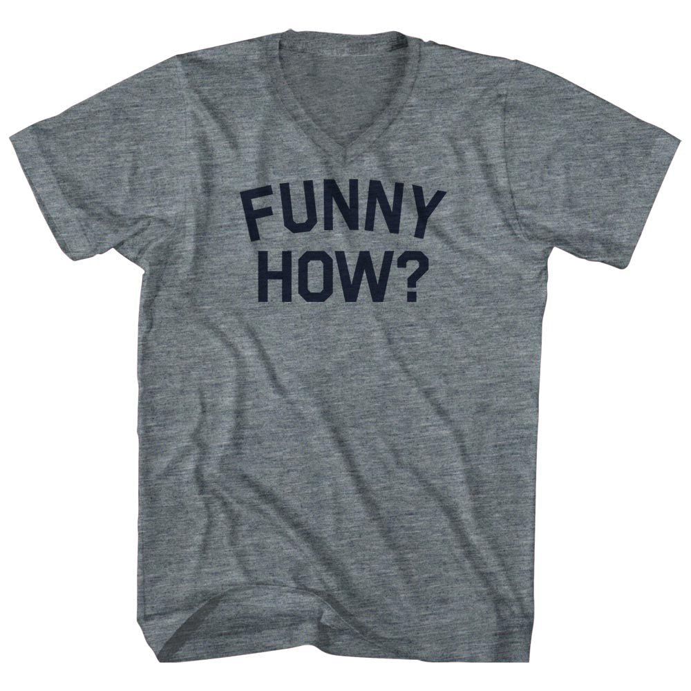 Funny How Men's Tri-Blend V-neck T-shirt product image 1