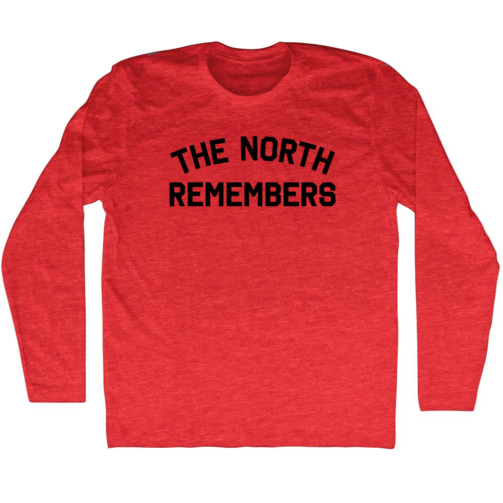 The North Remembers Men's Tri-Blend Long Sleeve T-shirt product image 1