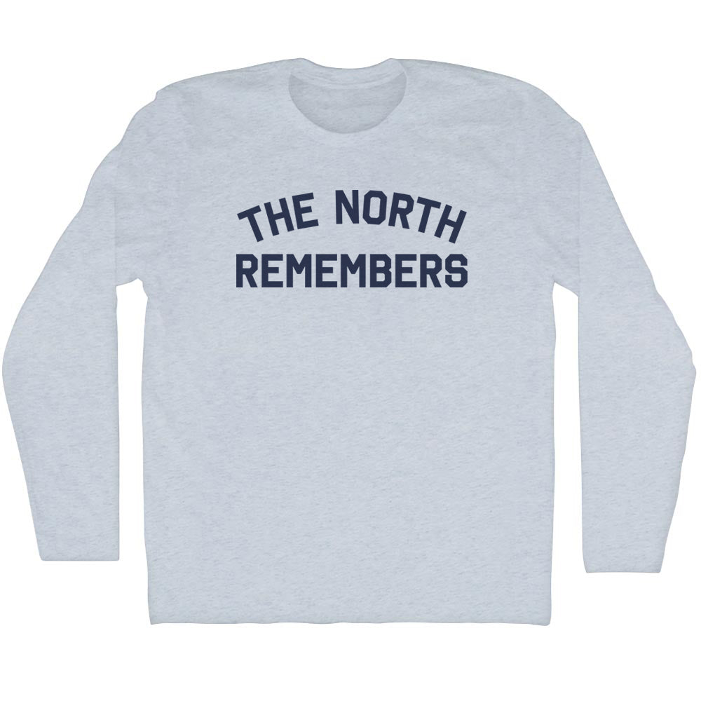 The North Remembers Men's Tri-Blend Long Sleeve T-shirt product image 1