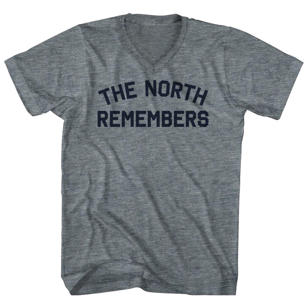 The North Remembers Tri-Blend V-neck Womens Junior Cut product image 1