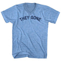 They Gone Men's Tri-Blend V-neck T-shirt product image 1