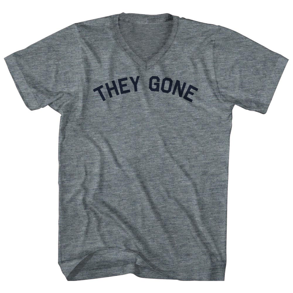 They Gone Men's Tri-Blend V-neck T-shirt product image 1